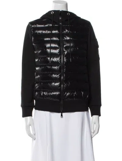 Pre-owned Moncler Nylon Down Jacket In Black