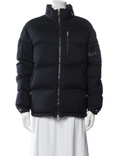 Pre-owned Moncler Nylon Down Jacket In Black