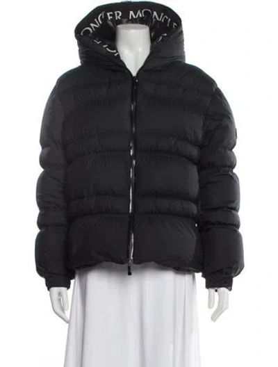 Pre-owned Moncler Nylon Down Jacket In Black