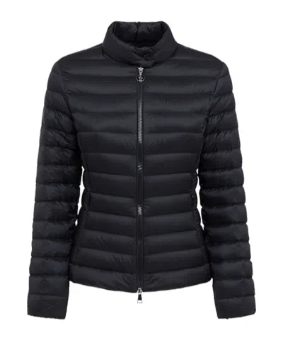 Moncler Nylon Down Jacket In Black