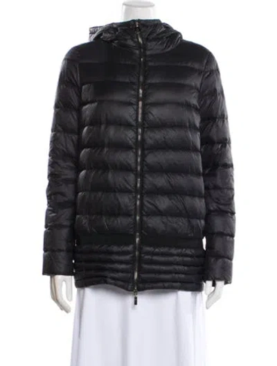 Pre-owned Moncler Nylon Down Jacket In Black