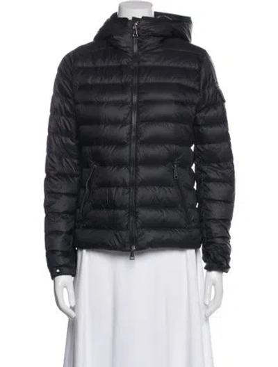 Pre-owned Moncler Nylon Down Jacket In Black