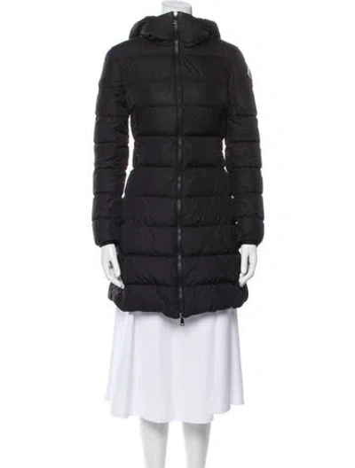 Pre-owned Moncler Nylon Down Jacket In Black