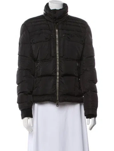 Pre-owned Moncler Nylon Down Jacket In Black