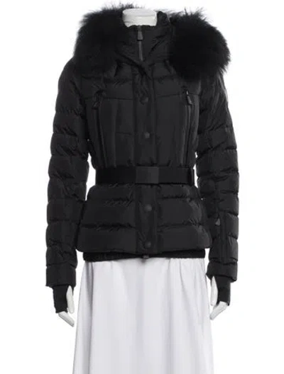 Pre-owned Moncler Nylon Down Jacket In Black