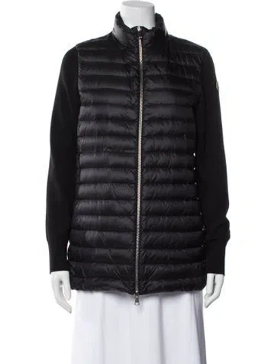 Pre-owned Moncler Nylon Down Jacket In Black