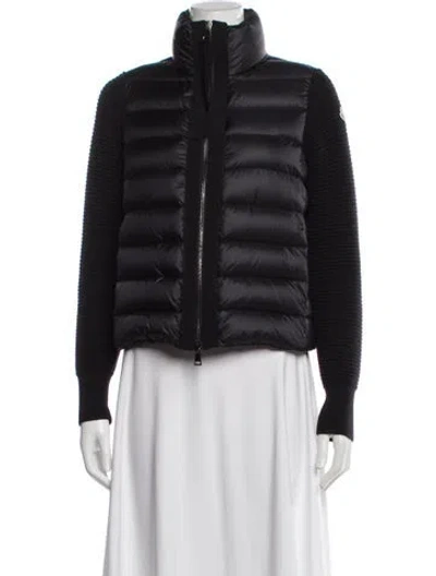 Pre-owned Moncler Nylon Down Jacket In Black