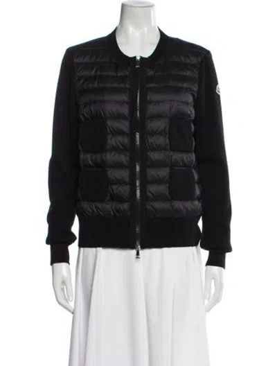 Pre-owned Moncler Nylon Down Jacket In Black