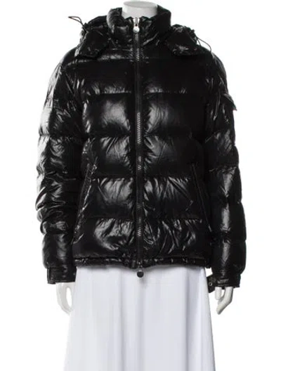 Pre-owned Moncler Nylon Down Jacket In Black