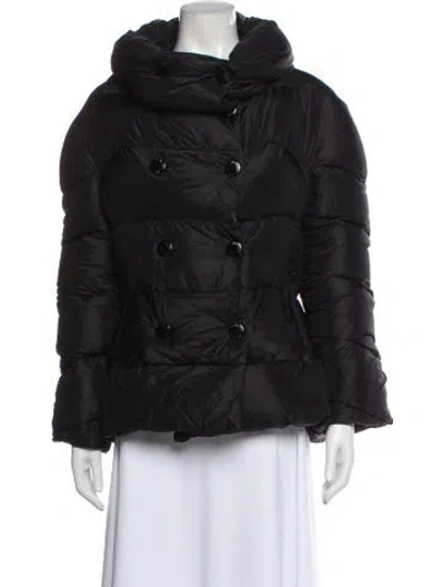 Pre-owned Moncler Nylon Down Jacket In Black
