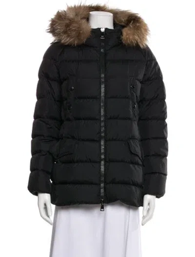 Pre-owned Moncler Nylon Down Jacket In Black