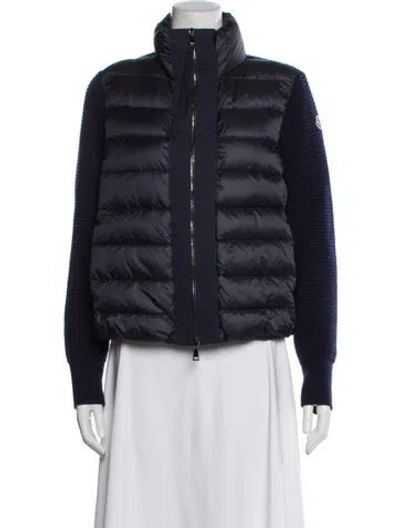 Pre-owned Moncler Nylon Down Jacket In Black