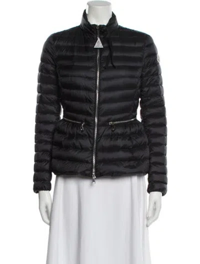 Pre-owned Moncler Nylon Down Jacket In Black