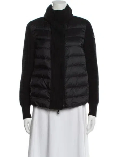 Pre-owned Moncler Nylon Down Jacket In Black