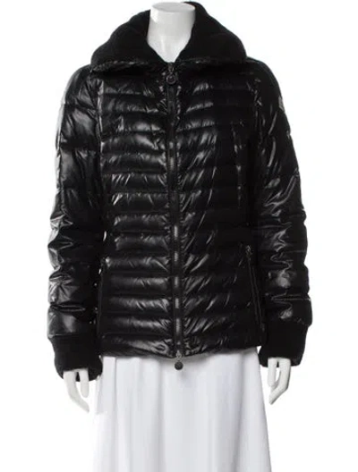 Pre-owned Moncler Nylon Down Jacket In Black