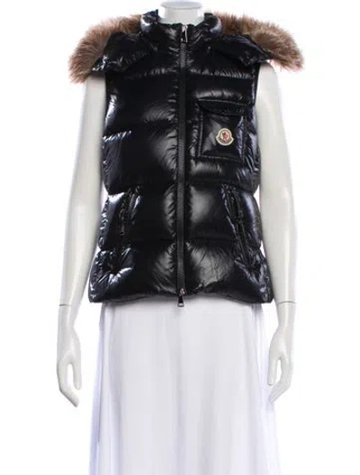 Pre-owned Moncler Nylon Down Jacket In Black