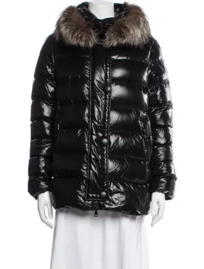 Pre-owned Moncler Nylon Down Jacket In Black