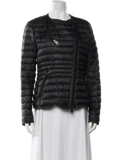 Pre-owned Moncler Nylon Down Jacket In Black