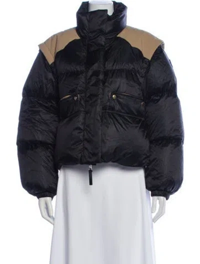 Pre-owned Moncler Nylon Down Jacket In Black