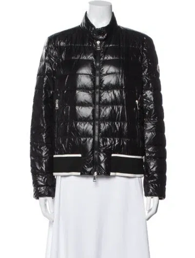 Pre-owned Moncler Nylon Down Jacket In Black