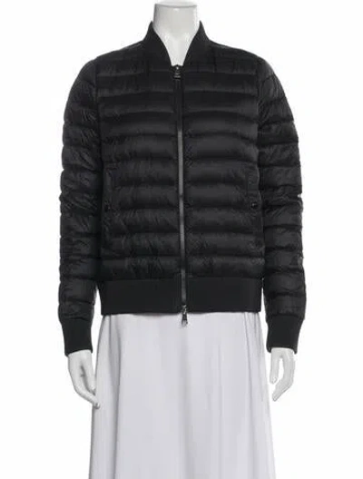 Pre-owned Moncler Nylon Down Jacket In Black