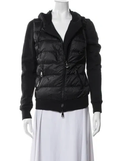 Pre-owned Moncler Nylon Down Jacket In Black