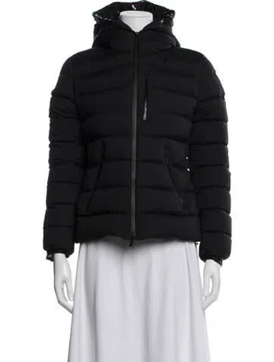 Pre-owned Moncler Nylon Down Jacket In Black