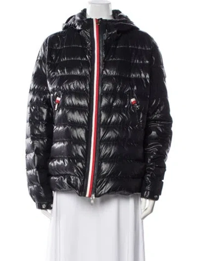 Pre-owned Moncler Nylon Down Jacket In Black
