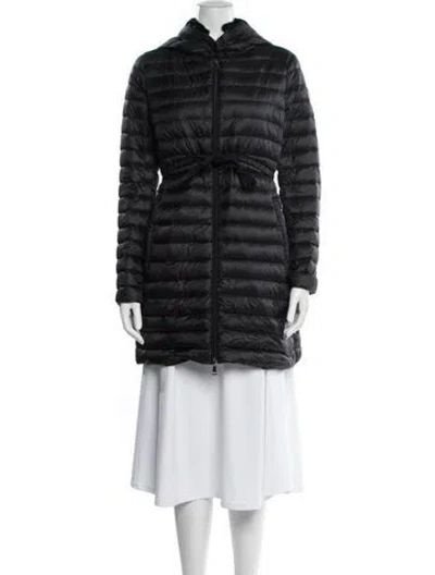 Pre-owned Moncler Nylon Down Jacket In Black
