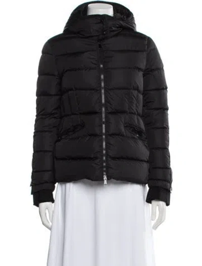 Pre-owned Moncler Nylon Down Jacket In Black