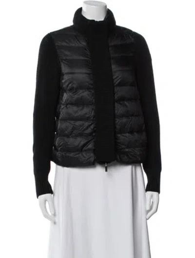 Pre-owned Moncler Nylon Down Jacket In Black