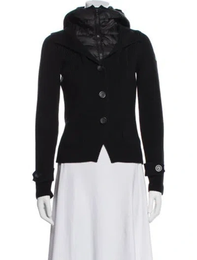 Pre-owned Moncler Nylon Down Jacket In Black