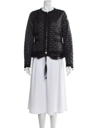 Pre-owned Moncler Nylon Down Jacket In Black