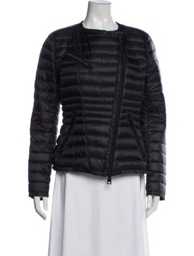 Pre-owned Moncler Nylon Down Jacket In Black
