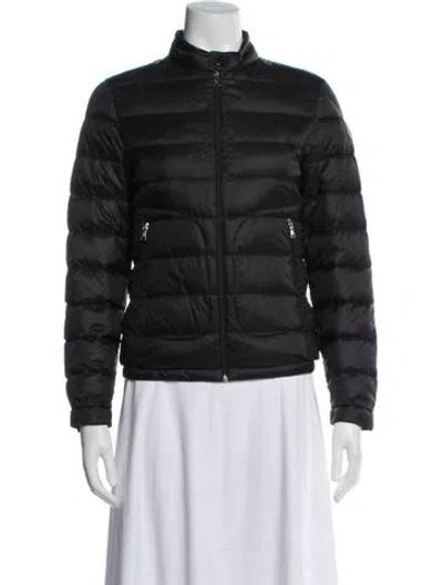 Pre-owned Moncler Nylon Down Jacket In Black