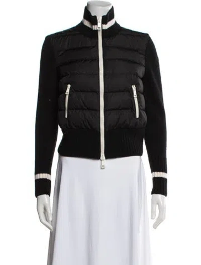 Pre-owned Moncler Nylon Down Jacket In Black