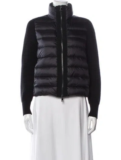 Pre-owned Moncler Nylon Down Jacket In Black