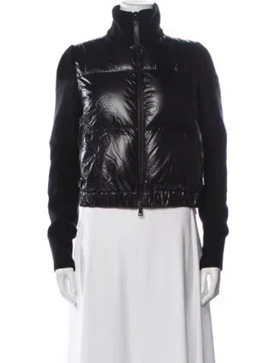 Pre-owned Moncler Nylon Down Jacket In Black
