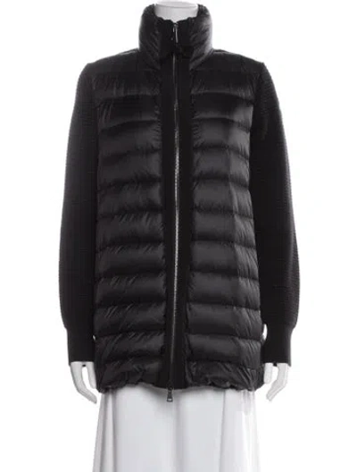 Pre-owned Moncler Nylon Down Jacket In Black