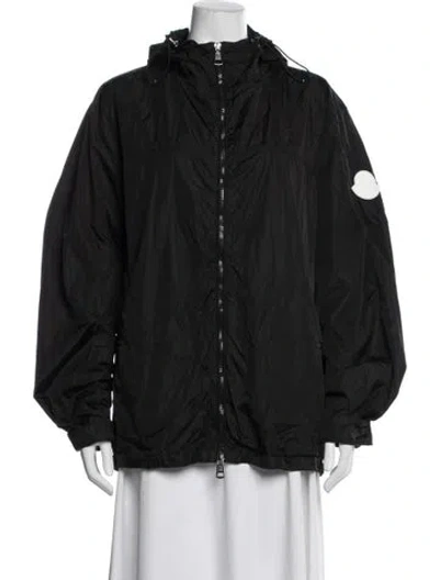 Pre-owned Moncler Nylon Down Jacket In Black
