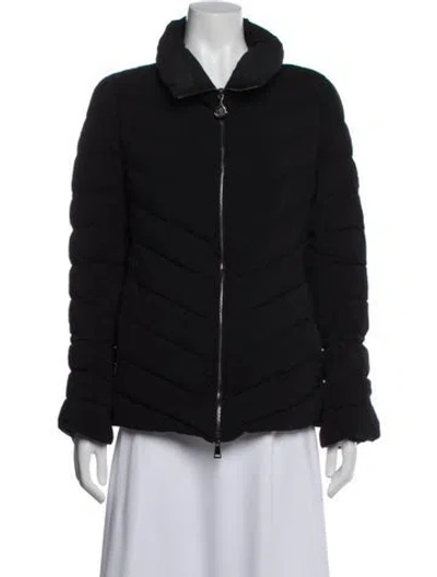 Pre-owned Moncler Nylon Down Jacket In Black