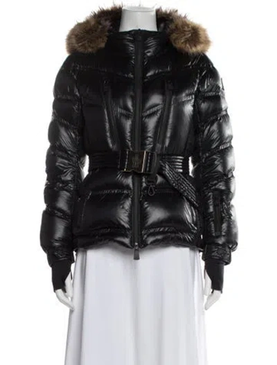 Pre-owned Moncler Nylon Down Jacket In Black