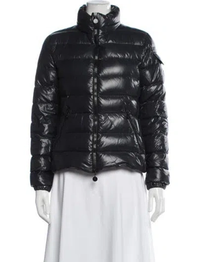 Pre-owned Moncler Nylon Down Jacket In Black