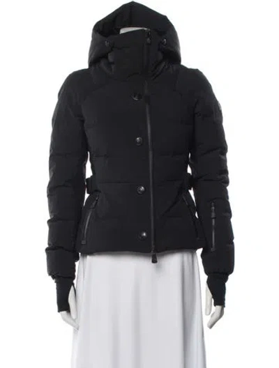 Pre-owned Moncler Nylon Down Jacket In Black