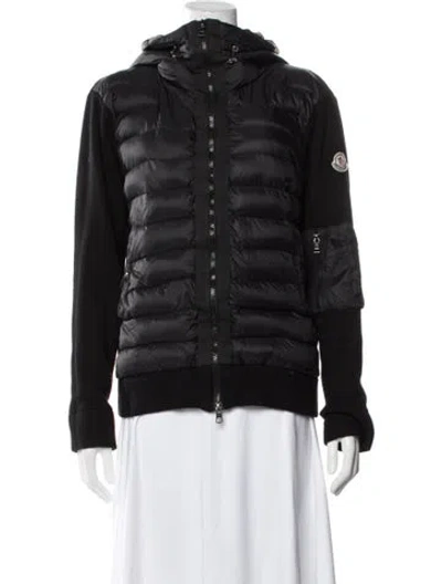 Pre-owned Moncler Nylon Down Jacket In Black