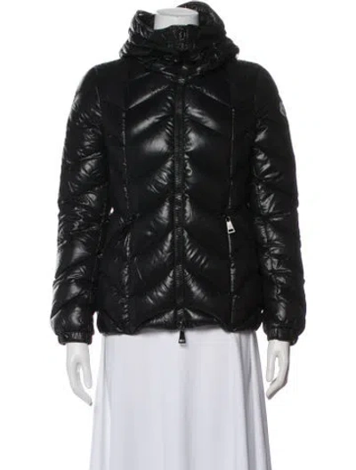 Pre-owned Moncler Nylon Down Jacket In Black