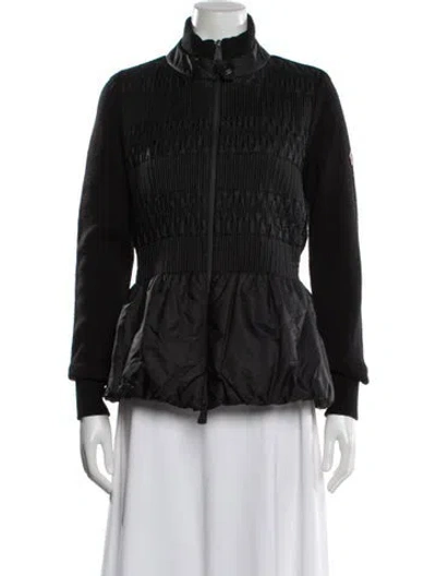 Pre-owned Moncler Nylon Down Jacket In Black
