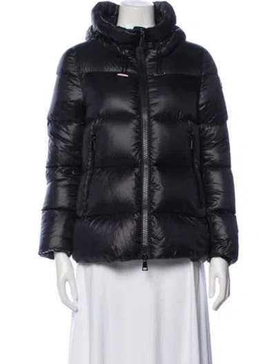 Pre-owned Moncler Nylon Down Jacket In Black