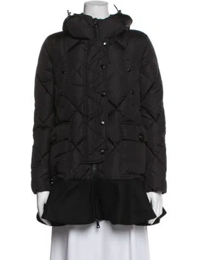 Pre-owned Moncler Nylon Down Jacket In Black