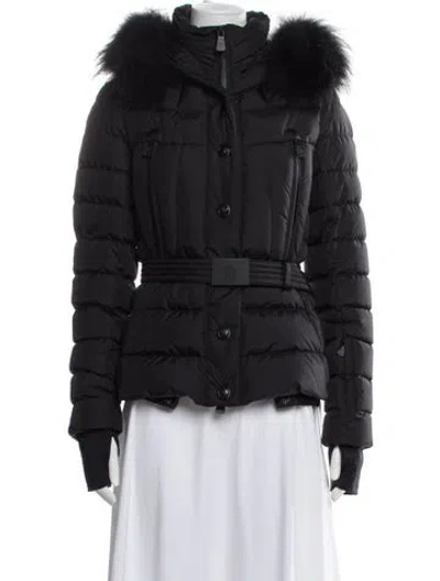 Pre-owned Moncler Nylon Down Jacket In Black